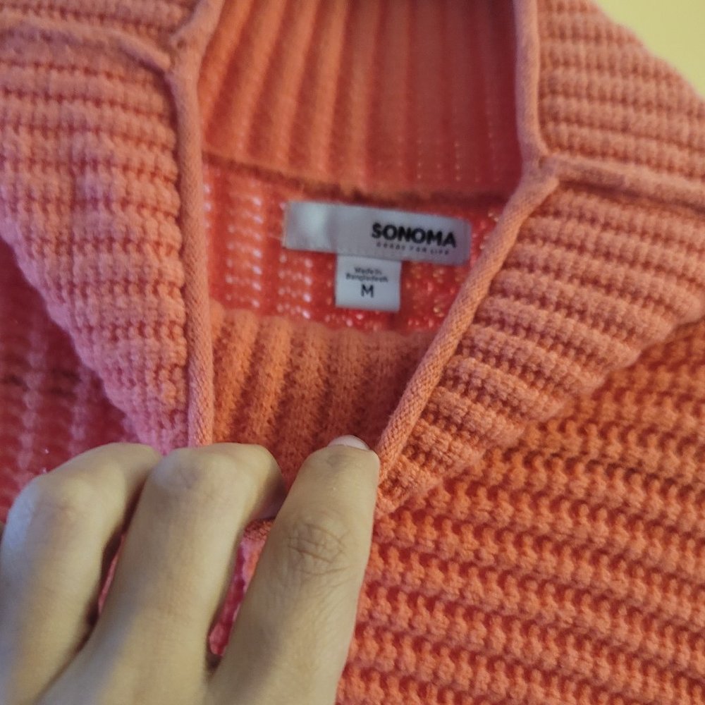Inside out pattern knitter sonoma sweater